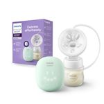 Philips Avent Electric Breast Pump SCF323 | Soft adaptive cushion one size fits all | Portable & Compact USB Charging | 4 stimulation & 4 expression modes| Gently stimulates milk flow | Easy to clean