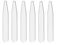 20 Count 2.2", 2.5" or 3" Inch Metal Collar Stays Stainless Steel (3 inches)