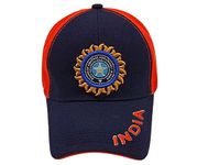 ZaySoo Cap for Men, Women, Kids Cotton Blend, Summer All Season Sports, Cricket, Gym, Branded, Stylish Adjustable Buckle India Cricket Quality Headwear(Black/Red)