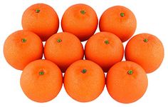 10Pcs Artificial Lifelike Simulation Orange Set Fake Fruit for Home House Kitchen Party Decoration