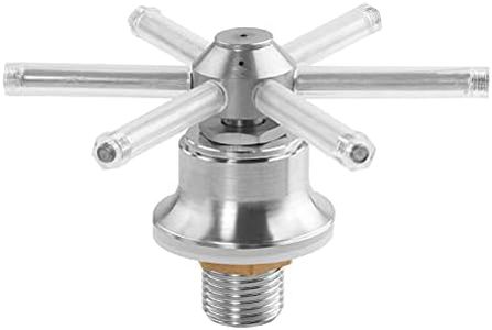 YBB Portable Pitcher Rinser Table Bar Glass Rinser 304 Stainless steel for Household/Bar/laboratory (Counter Top)- 4.4" x 2.9" Silver