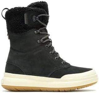 Merrell Womens Marquette Thermo Tall Zip Waterproof Snow Boots Black 6.5 UK