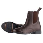 Dublin Elevation Zip Paddock Boots II Brown - Unisex - Full grain leather zip-up paddock boot for men and women