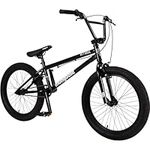 Mongoose Ritual Kids/Youth BMX Bike, 51 Centimeter Wheels, Hi-Ten Steel Frame, Caliper Brakes, Black