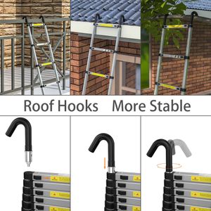 Aluminium Telescopic Ladder 3.8M – Lightweight Extendable