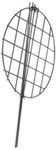 PLANT STAKE STEL GRN 24"