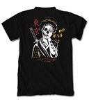 Riot Society Men's Short Sleeve Graphic Fashion T-Shirt, Geisha Shame 2.0 (Black), Medium