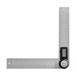 GemRed Digital Angle Finder, 200mm Digital Inclinometer Protractor, Stainless Steel Angle Measure Tool Angle Ruler with LCD Display for Woodworking Construction Repairing