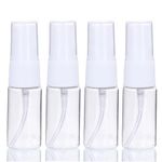 Luxiremi 4 Pcs 20ml Refillable Spray Bottles Reusable Travel Fine Mist Spray Bottles for Hair,Cleaning,Aromatherapy and Essential Oil