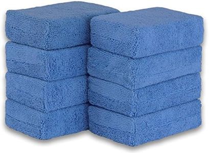 SimpleHouseware Microfiber Applicator Pad, 8 Pack, Blue