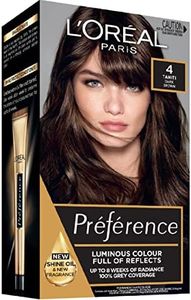 L'Oréal Paris Préférence Permanent Hair Colour - 4 Tahiti (Intense, Fade-Defying Colour)