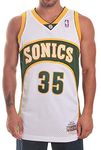 Mitchell & Ness Durant 35 Replica Swingman Seattle Sonics NBA Jersey White HWC Basketball Trikot