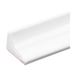 59inch/1.5M Wet Room Floor Barrier, Self-Adhesive Shower Floor Water Barrier, Silicone Shower Tray Sealing Strip, Bath Edging Trim Water Retaining Dam, Water Stopper for Countertop,Kitchen(White)