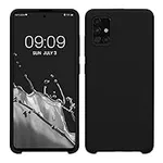 kwmobile Case Compatible with Samsung Galaxy A51 Case - TPU Silicone Phone Cover with Soft Finish - Black