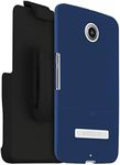 Seidio Surface Case with Metal Kickstand and Holster Combo for Motorola Nexus 6 - Retail Packaging - Royal Blue