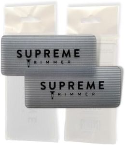 Supreme Trimmer Barber Grippers – Salon & Barber Hair Holders for Men/Women (Gray/Black Rectangle)