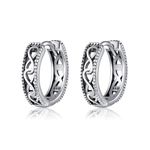 Infinity Earrings Sterling Silver Infinity Small Huggie Hoop Earrings Eternity Infinity Jewelry Gifts for Women Men