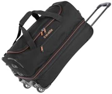 travelite Trolley Voyage, Sac de Voyage à roulettes Moyen, Basics, Valise Voyage, Sac Cabine Roulette avec Soufflet d'extension, 55 cm, 51-64 litres