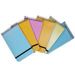 FIRST CHOICE KAYA Neon Notebooks Small Pack Of 6 Mini Spiral Pocket Size Notepads Cover Memo Pad Wired Note Sold by KAYA LTD