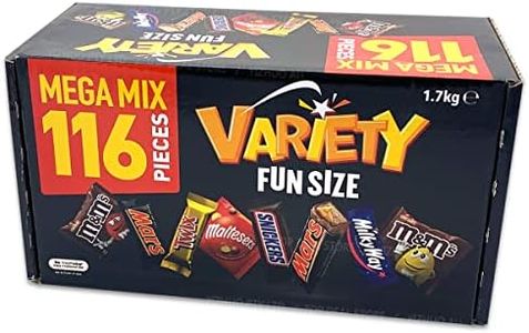 Mars Variety Mix Box 116 Pieces Party Chocolate Snickers M&M Twix Maltesers