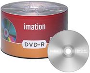 Imation 50 Pack DVD-R 16X 4.7GB/120Min Branded Logo Blank Media Recordable Movie Data Disc