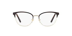 Vogue Eyewear Women's VO4088 Prescription Eyeglass Frames, Top Brown/Pale Gold/Demo Lens, 52 mm