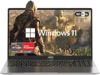 AOC Gaming Laptop with AMD Ryzen 7 Processor(8C/16T, Up to 4.3GHz) 16.1“ FHD Display Laptop Computer with Backlit Keyboard, 16GB RAM 512GB NVMe SSD, WiFi 6, HDMI, USB3.2, Type-C, 53Wh Battery