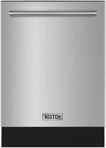 KOSTCH 24 inch Built-In Dishwasher,Top Control 8 Wash Programs Slide In DishWasher Machine with Third Rack,Large Capacity 15 Place Settings, ENERGY STAR Certified, 45-dBA Ultra-Quiet (Stainless Steel)