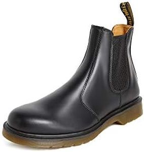 Dr. Martens Unisex 2976 Smooth Leather Chelsea Boot, Black, UK 6/US M7W8