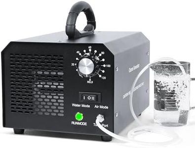 Generador de Ozono, FELLAT 10000mg/h Generador de Ozono con Modos de Purificación de Aire y Agua, Purificador Ozono de Aire con Temporizador para Hogar, Garajes, Granjas, Hoteles y Mascotas