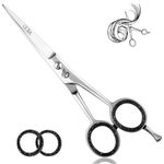 OCBA professional 6" Hairdressing Scissor Sharp Hair Cutting Scissors for Barbers Hairdressers & Stylists Beard & haircut Scissors for Men & Women