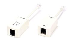 2 Wire, 1 Line DSL Filter - for Removing Noise and Other Problems from DSL Related Phone Lines - 2 Pack