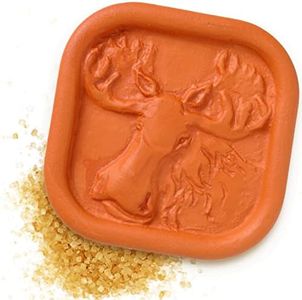 Terra Cotta Brown Sugar Saver | Moose Design | Food-Safe Softener for Cookies, Marshmallows, Dried Fruits & More | Reusable Moisture Keeper by JBK Pottery | Durable & Stylish Kitchen Tool