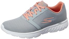 Skechers Womens Go Run 400 Gray/Pink Running Shoe - 5 UK (8 US) (896163ID-GYPK)
