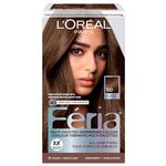 L’Oréal Paris Feria Multi-Faceted Shimmering Permanent Hair Dye, 50 Medium Brown, Permanent Hair Color for Long Lasting Hair Dye with Bonding Complex Conditioner, Pack of 1 (Packaging May Vary)