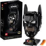 LEGO 76182 DC Batman: Cowl Mask, Model Kit for Adults to Build, Collectible Classic Superhero Helmet, Gift Idea for Fans of the Caped Crusader