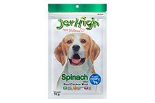 JerHigh Spinach Stix Dog Treat, 70 g (Pack of 6)