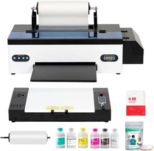 SENORTIAN A3 DTF Printer with Oven Bundle Set L1800 Direct to Film Transfer Printer Machine with Advanced White Ink Circulation System for DIY Print T-Shirts, Dark and Light Fabric Printing
