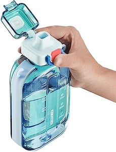 Bouteille d'eau de sport de 700 ml, étanche et sans BPA, bouteille d'eau de gym, bouteille d'eau pour voyage, pique-nique, camping, randonnée (bleu)