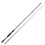 Handing M1 Baitcaster Rod, 6'6''-7'3'' Medium to Heavy Freshwater BFS Casting Fishing Rod, Fuji O+A Ring Guides, 24T Carbon Fiber Baitcasting Trout Bass Rod, EVA+Carbon Handle, 1 Piece and 2 Pieces