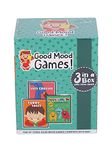 Good Mood Games Pk Of 3 Legs Crossed+Funny Faces+Poppy Lolly Tix Card Game|Develop Visual Distinction & Concentration for Kids Age 4+|Travel Games|Family Party Game|Birthday&Return Gifts|Made In India