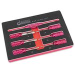 Jackco 7pc Deutsch Terminal Release/Removal Tool Kit - 4, 8, 12, 14, 16, and 20 Gauge Wire Terminals