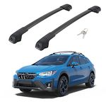 BougeRV Car Roof Rack Cross Bars for Crosstrek 2018-2023 / Impreza 2017-2023 with Anti-Theft Lock, Aluminum Anti-Rust Cross Bar for Rooftop Cargo Carrier Luggage Kayak Canoe Bike Snowboard