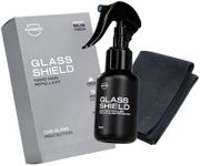 Nasiol GlasShield Powerful Nano Rain Repellent Protection Spray, Quick Detailer, Hydrophobic Car Spray, Effective Protection Up to 2 Years, Hydrophobic Coating, Water Repellent for Vehicle Windows