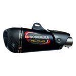 Vagary Universal Alpha Bike Exhaust Muffler With DB Killer Silencer For KTM, TVS, Kawasaki Z900, Bajaj, Ninja Also Fit Most of Bikes (Black)