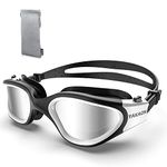 YAKAON G1 Polarized Swimming Goggles, Wide View Swim Goggles Anti-Fog for Men Women Adult