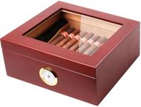 Premium Cigar Humidor for 25-50 Cig