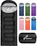 Sportneer Sleeping Bag, 4 Season Sleeping Bags for Adults Winter, Fall, Spring Cool Weather Waterproof Lightweight Portable Sleeping Bag for Adults Boys Girls Camping Hiking Backpacking Outdoor Travel