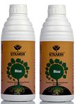 Utkarsh Rhizoz (Rhizobium Nitrogen Fixing Bacteria) BioFertilizer for Improved Nitrogen Availability to Plants, Increase Organic Matter in Soil, Rapid Plant Growth (2 Lit; Pack of 2 of 1 Lit)