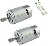 CHANCS Drive Motor Engine 550 12V DC 12000RPM Electric Car Motor Repair for Kids Electric Cars 2PCS